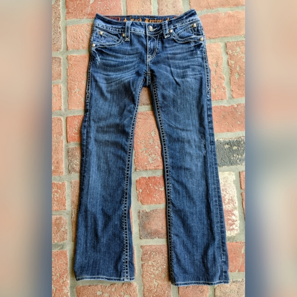 Rock Revival Patti Bootcut Jeans, Sz 29 - Picture 2 of 14